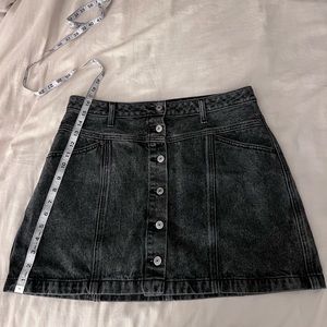abercrombie and fitch denim skirt women size 14 US